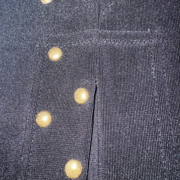 Cache Y2K Black Knit Bodycon Party Club Cruisewear Maxi Dress Women’s Small - Picture 13 of 16